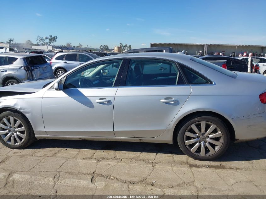 2012 Audi A4 2.0T Premium VIN: WAUBFAFL0CN021188 Lot: 43944206