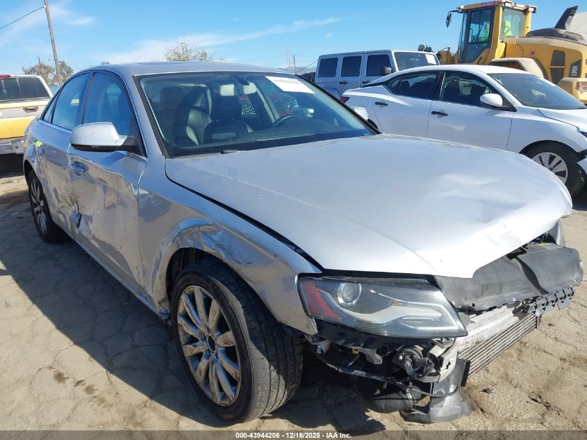 2012 Audi A4 2.0T Premium VIN: WAUBFAFL0CN021188 Lot: 43944206