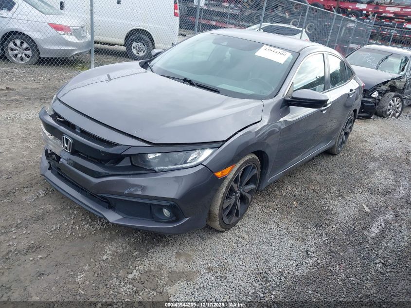 2020 Honda Civic Sport VIN: 2HGFC2F80LH514121 Lot: 43944209