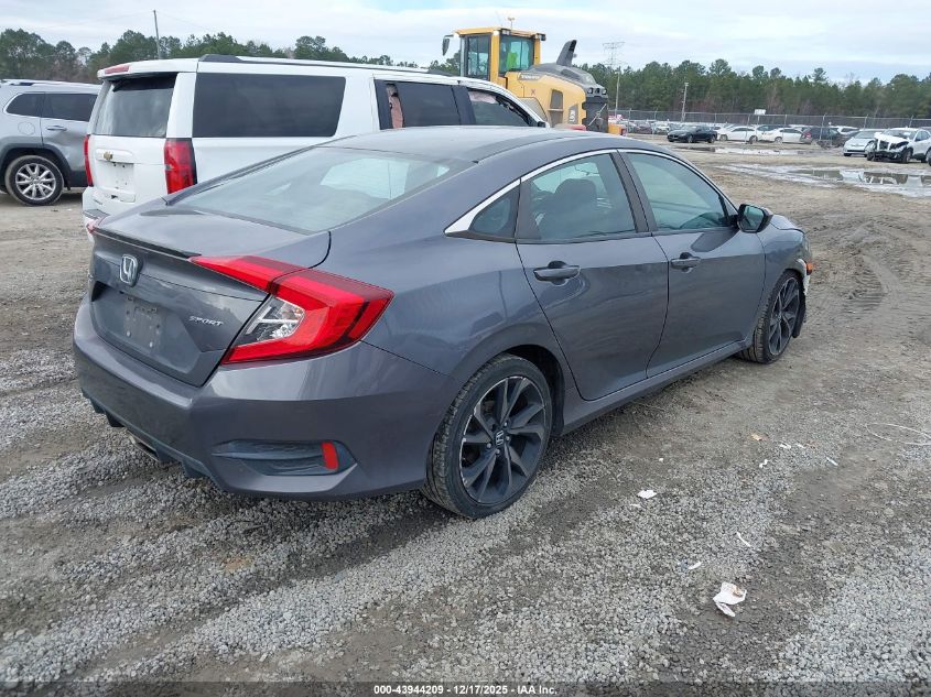 2020 Honda Civic Sport VIN: 2HGFC2F80LH514121 Lot: 43944209