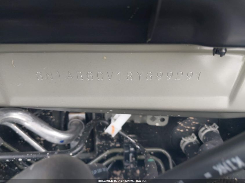 2025 Nissan Sentra Sv VIN: 3N1AB8CV1SY399291 Lot: 43944215