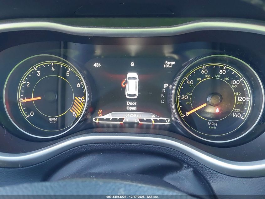 2016 Jeep Cherokee Trailhawk VIN: 1C4PJMBS8GW224870 Lot: 43944228