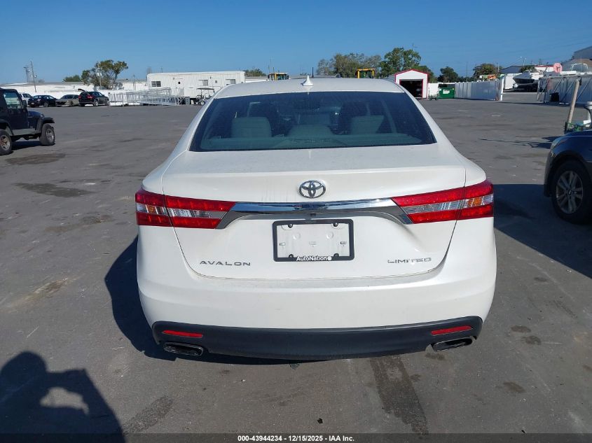 2015 Toyota Avalon Limited VIN: 4T1BK1EBXFU139374 Lot: 43944234