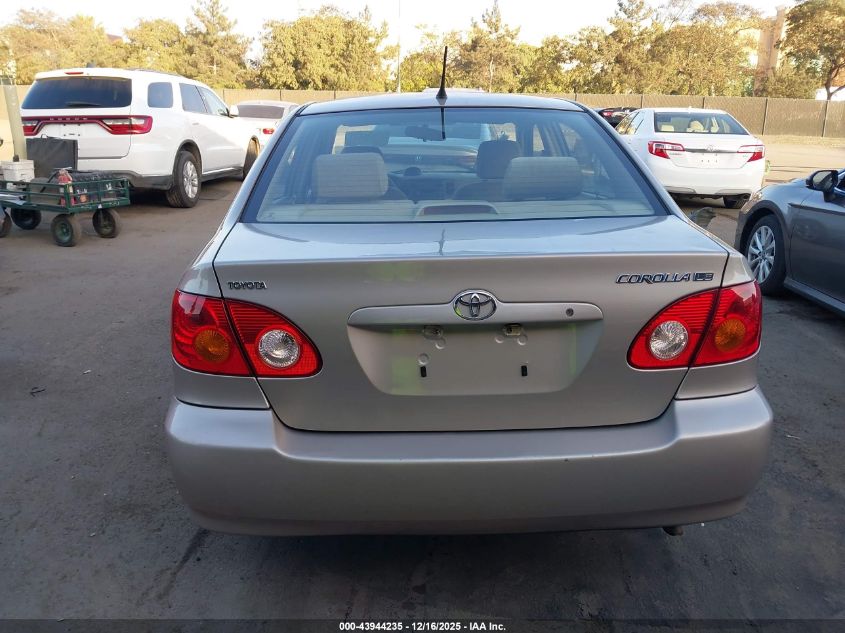 2003 Toyota Corolla Le VIN: 1NXBR32E23Z092780 Lot: 43944235