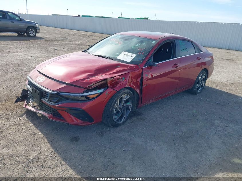 2025 Hyundai Elantra Sel Convenience VIN: KMHLS4DG1SU015488 Lot: 43944236