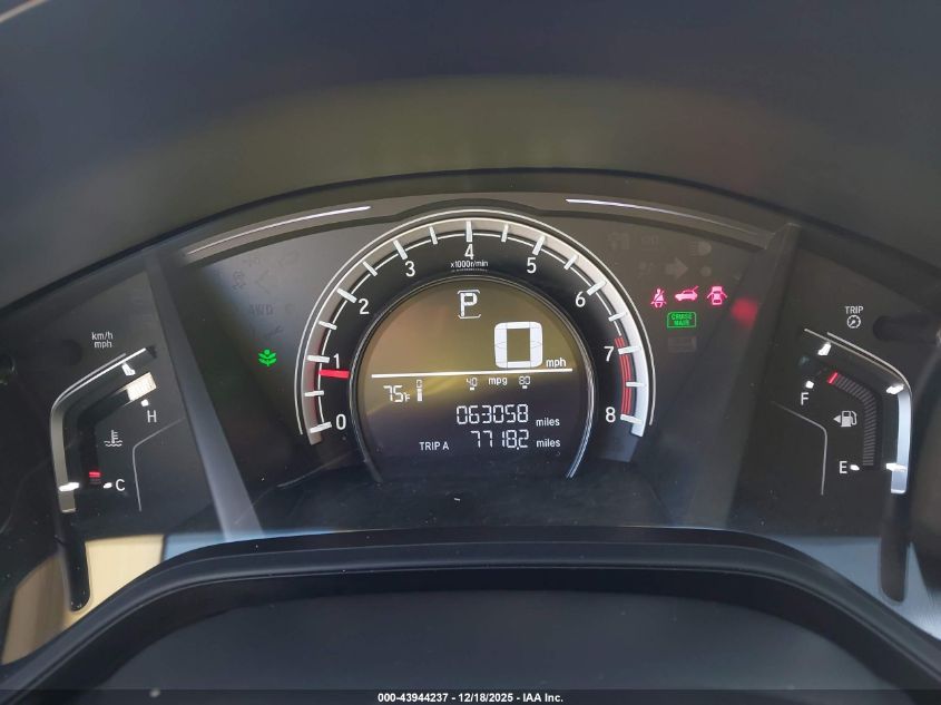 2019 Honda Cr-V Lx VIN: 2HKRW5H31KH422107 Lot: 43944237