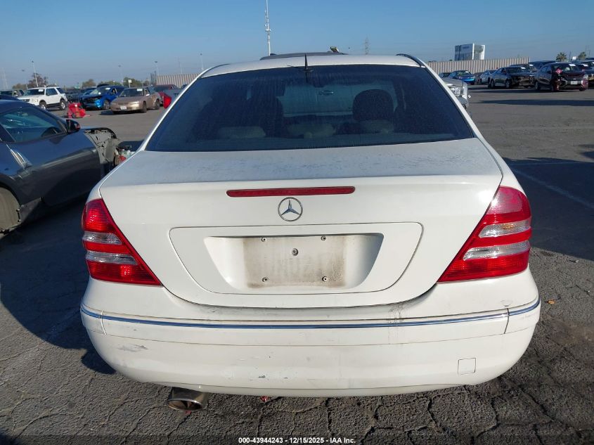 2006 Mercedes-Benz C 230 Sport VIN: WDBRF52H36A902424 Lot: 43944243
