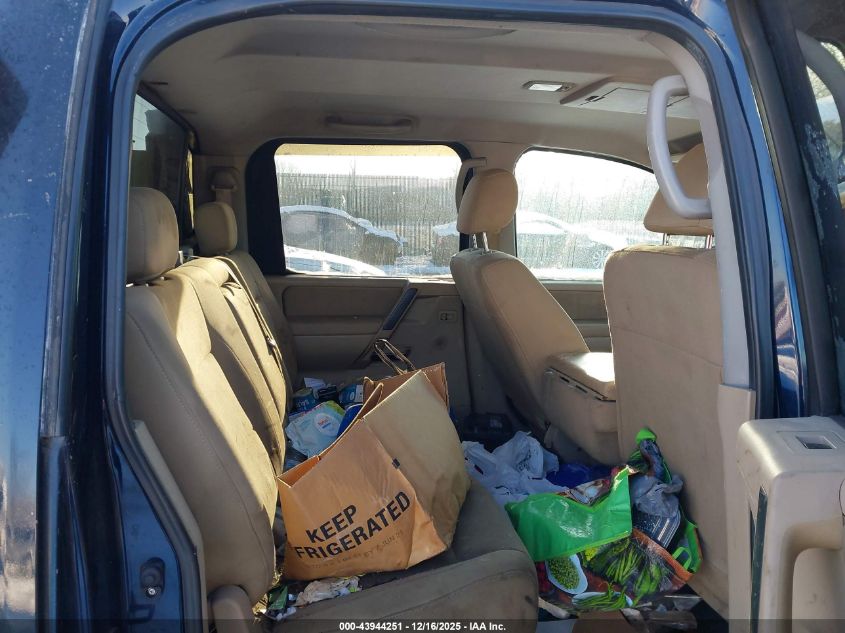 2008 Nissan Titan Xe VIN: 1N6BA07GX8N319698 Lot: 43944251