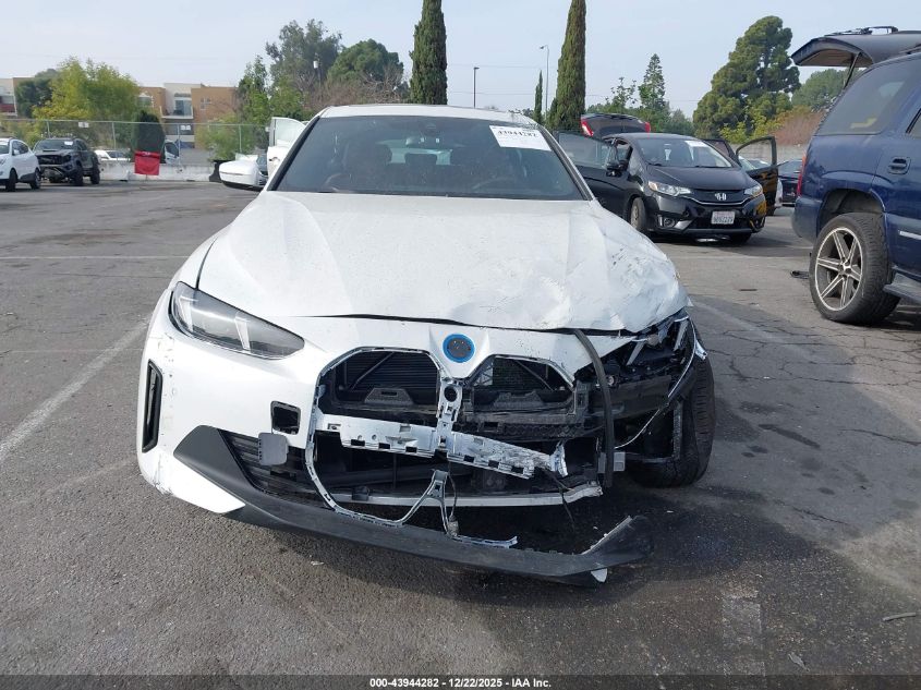 2025 BMW I4 Gran Coupe Edrive40 VIN: WBY23HD04SFU06600 Lot: 43944282