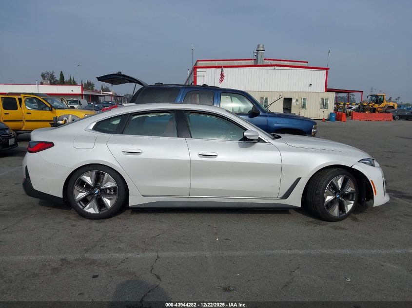 2025 BMW I4 Gran Coupe Edrive40 VIN: WBY23HD04SFU06600 Lot: 43944282
