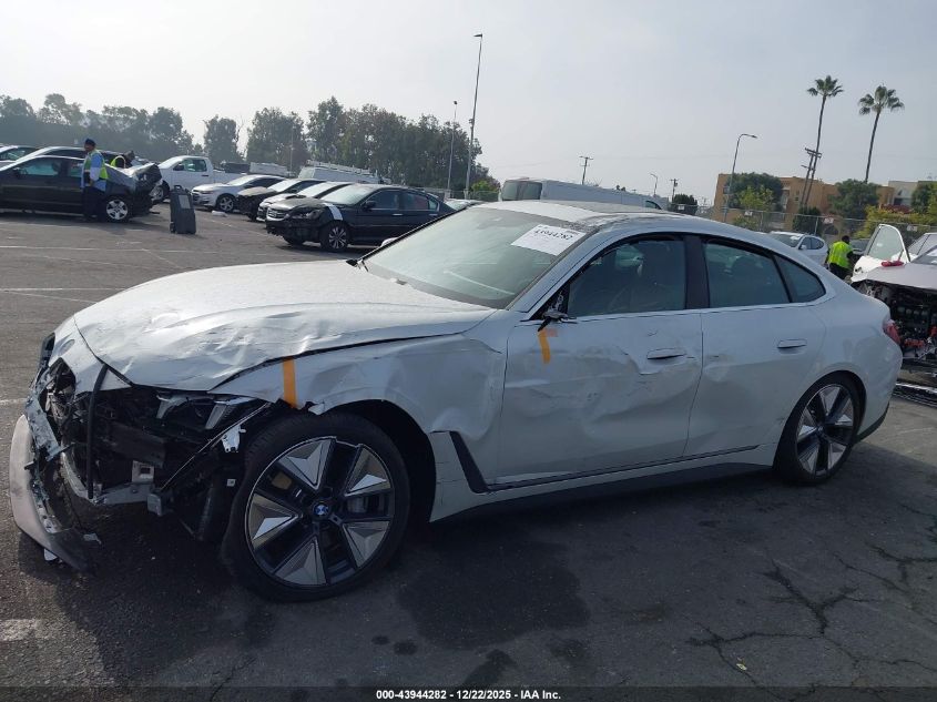 2025 BMW I4 Gran Coupe Edrive40 VIN: WBY23HD04SFU06600 Lot: 43944282