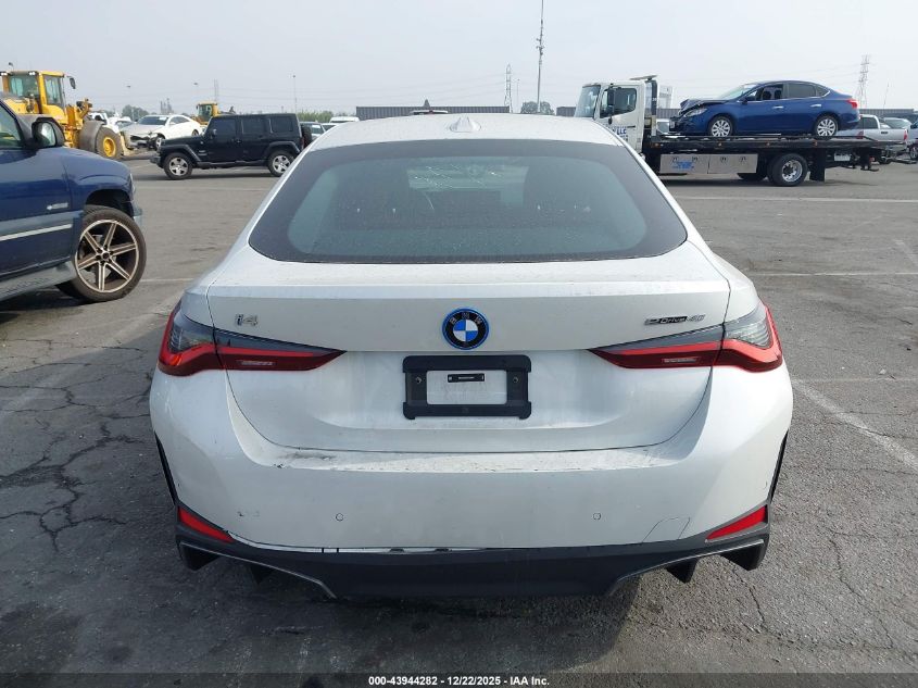 2025 BMW I4 Gran Coupe Edrive40 VIN: WBY23HD04SFU06600 Lot: 43944282