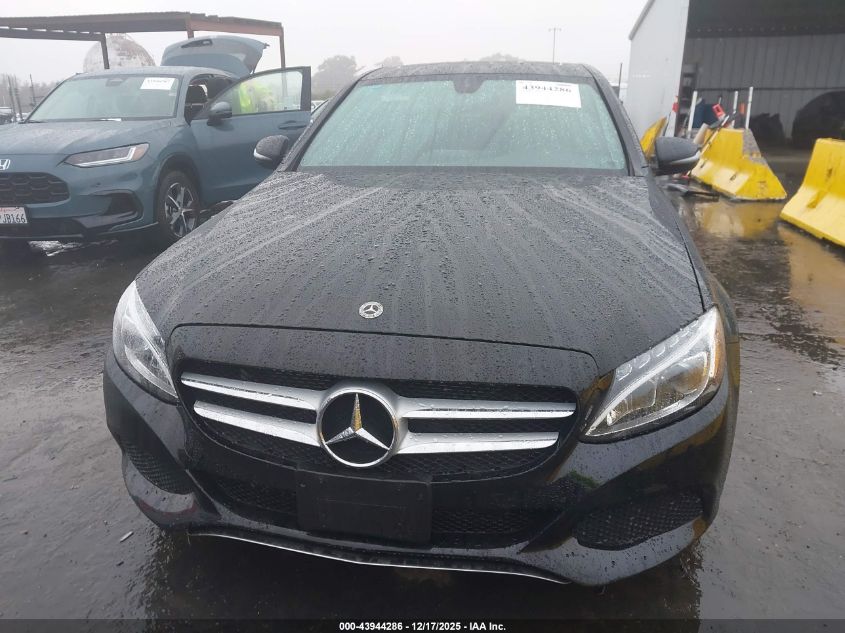 2018 Mercedes-Benz C 350E VIN: 55SWF4HB5JU272079 Lot: 43944286