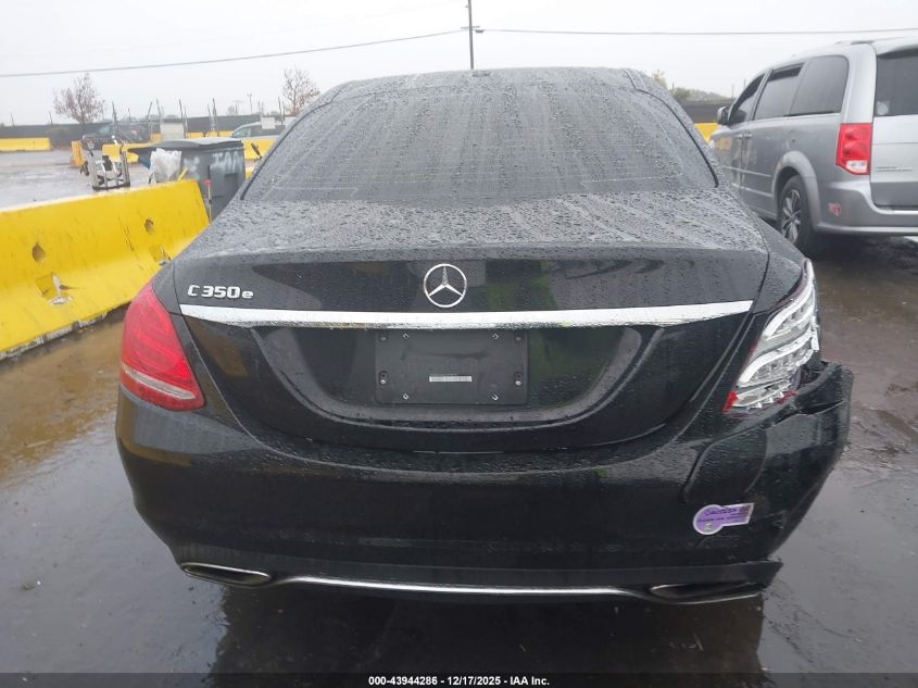 2018 Mercedes-Benz C 350E VIN: 55SWF4HB5JU272079 Lot: 43944286