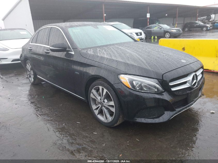 2018 Mercedes-Benz C 350E VIN: 55SWF4HB5JU272079 Lot: 43944286