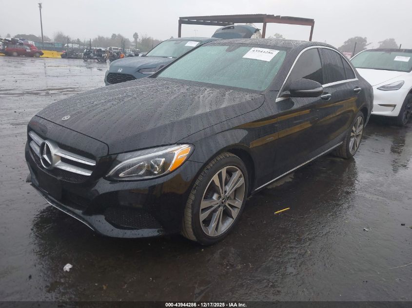 2018 Mercedes-Benz C 350E VIN: 55SWF4HB5JU272079 Lot: 43944286