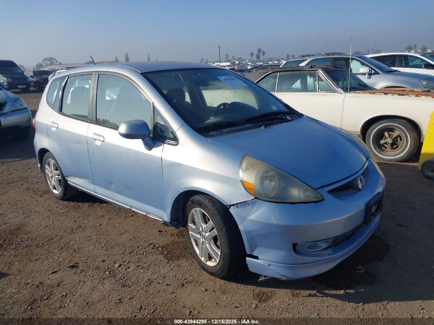 2008 Honda Fit Sport VIN: JHMGD38668S060439 Lot: 43944295