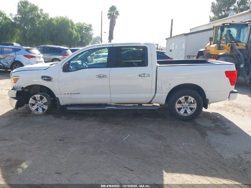 2017 Nissan Titan Sv VIN: 1N6AA1E64HN571779 Lot: 43944302
