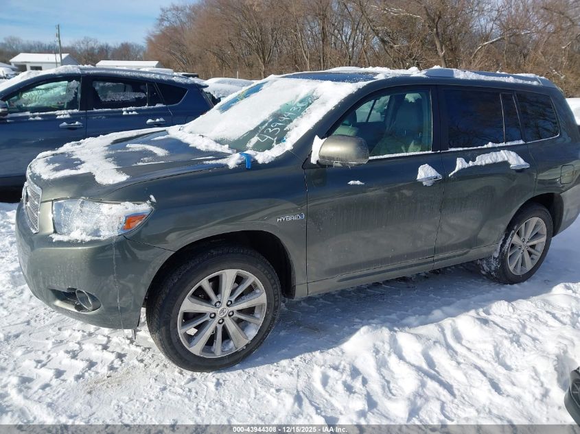 2010 Toyota Highlander Hybrid Limited V6 VIN: JTEJW3EH5A2046654 Lot: 43944308