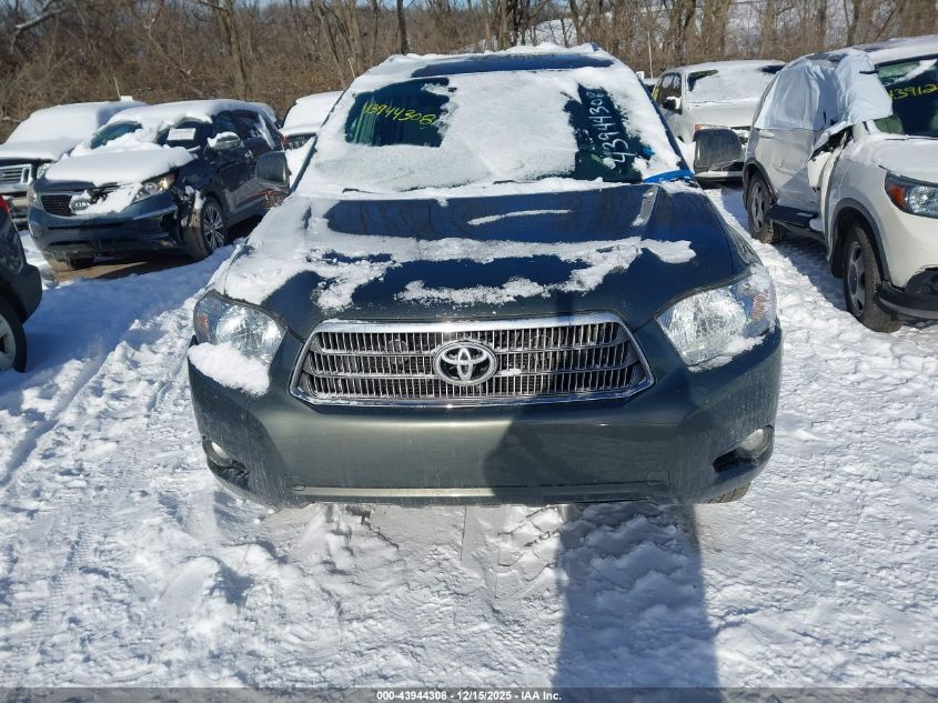 2010 Toyota Highlander Hybrid Limited V6 VIN: JTEJW3EH5A2046654 Lot: 43944308