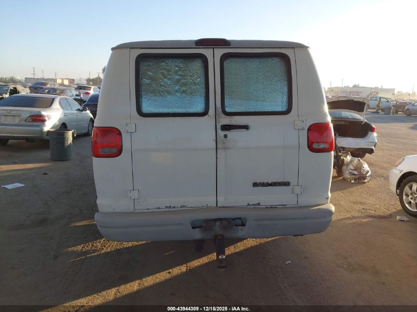 1999 Dodge Ram Van 1500 Commercial/Conversion VIN: 2B7HB11Y2XK520877 Lot: 43944309