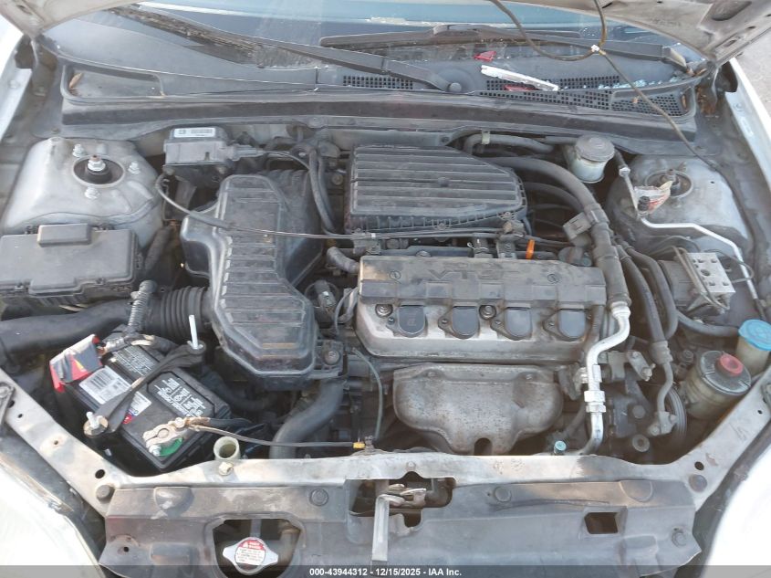 2001 Honda Civic Ex VIN: 1HGEM22971L072994 Lot: 43944312