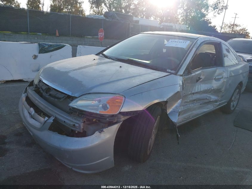 2001 Honda Civic Ex VIN: 1HGEM22971L072994 Lot: 43944312