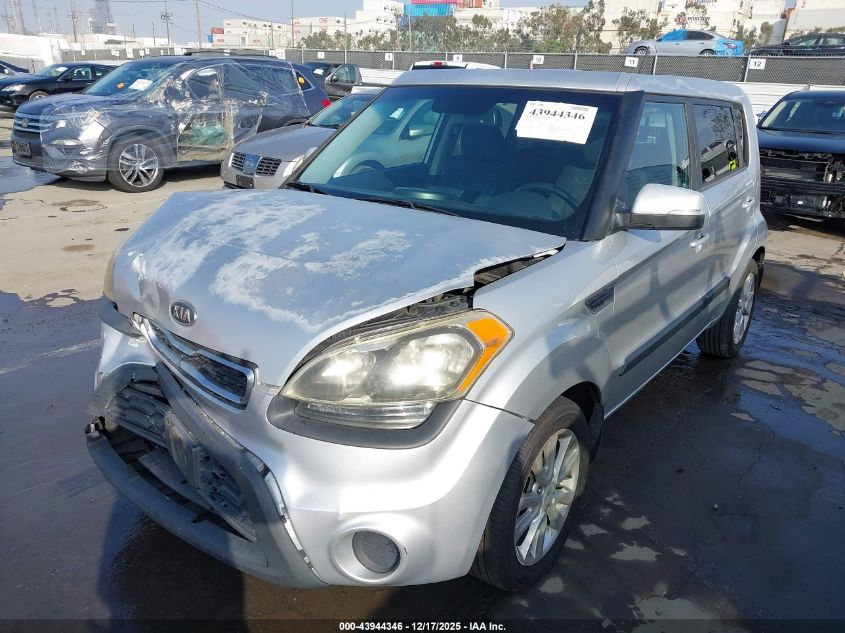 2012 Kia Soul + VIN: KNDJT2A65C7477884 Lot: 43944346