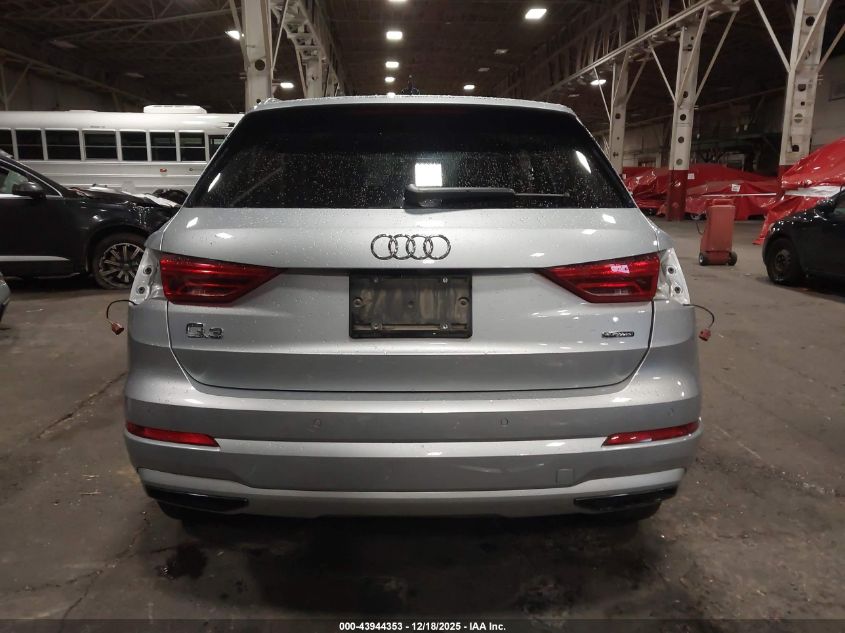 2020 Audi Q3 Premium Plus 45 Tfsi Quattro Tiptronic VIN: WA1BECF39L1044391 Lot: 43944353