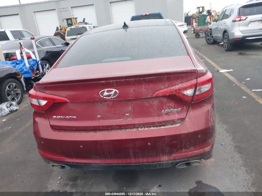 2015 Hyundai Sonata Limited VIN: 5NPE34AFXFH023997 Lot: 43944355