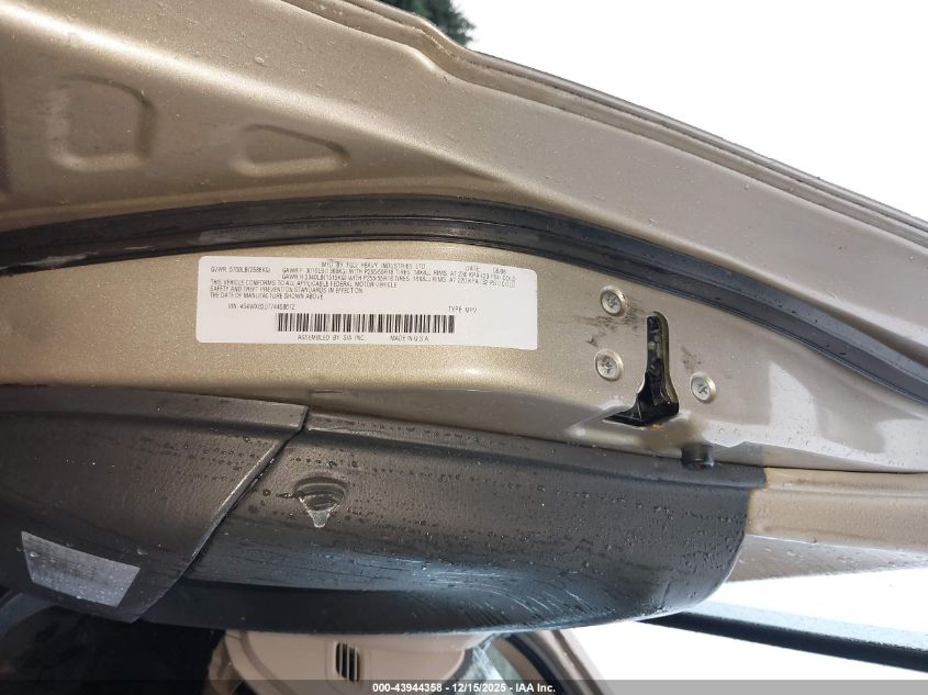 2007 Subaru B9 Tribeca Limited 5-Passenger VIN: 4S4WX83D774408612 Lot: 43944358