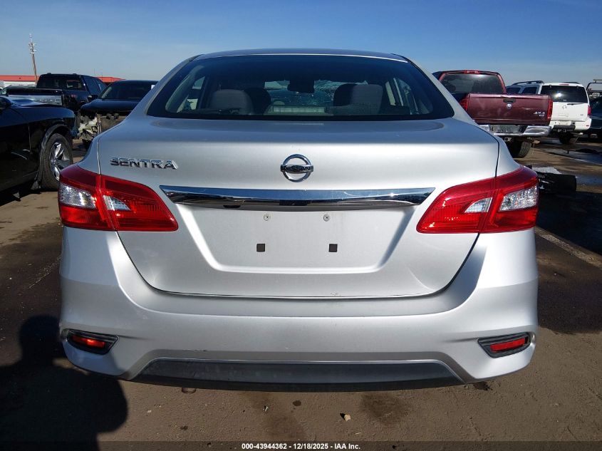2018 Nissan Sentra S VIN: 3N1AB7AP2JY293459 Lot: 43944362