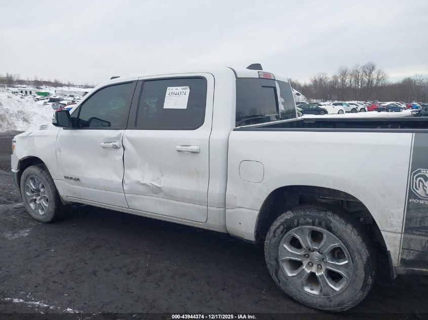 2021 Ram 1500 Big Horn VIN: 1C6SRFFT6MN545848 Lot: 43944374