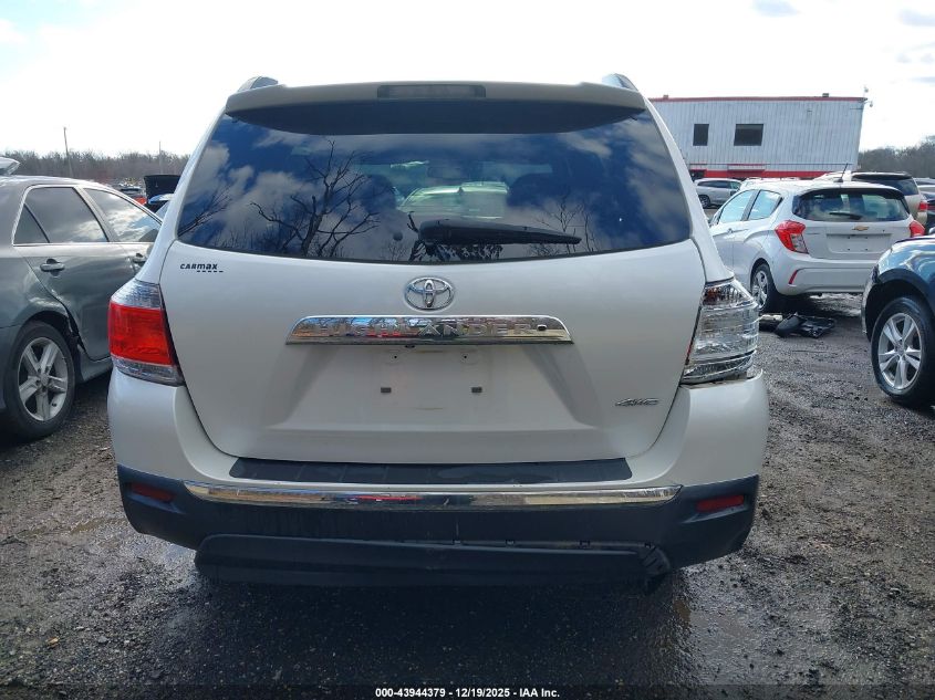 2012 Toyota Highlander Limited V6 VIN: 5TDDK3EHXCS098435 Lot: 43944379