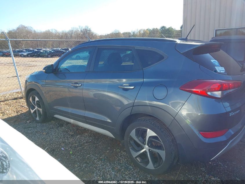 2017 Hyundai Tucson Value VIN: KM8J3CA21HU554645 Lot: 43944382