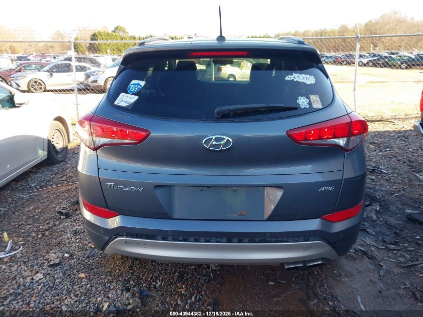 2017 Hyundai Tucson Value VIN: KM8J3CA21HU554645 Lot: 43944382