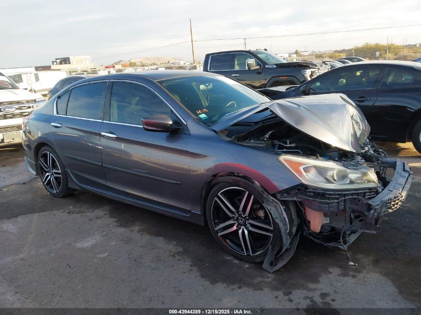 2016 Honda Accord Sport VIN: 1HGCR2F55GA132730 Lot: 43944389