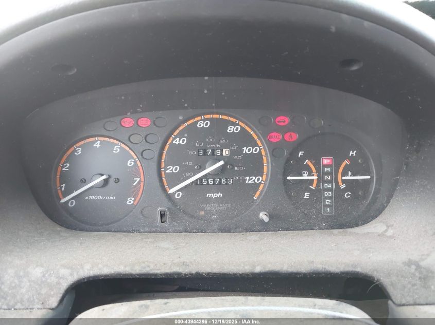 1998 Honda Cr-V Ex VIN: JHLRD1869WC059679 Lot: 43944396