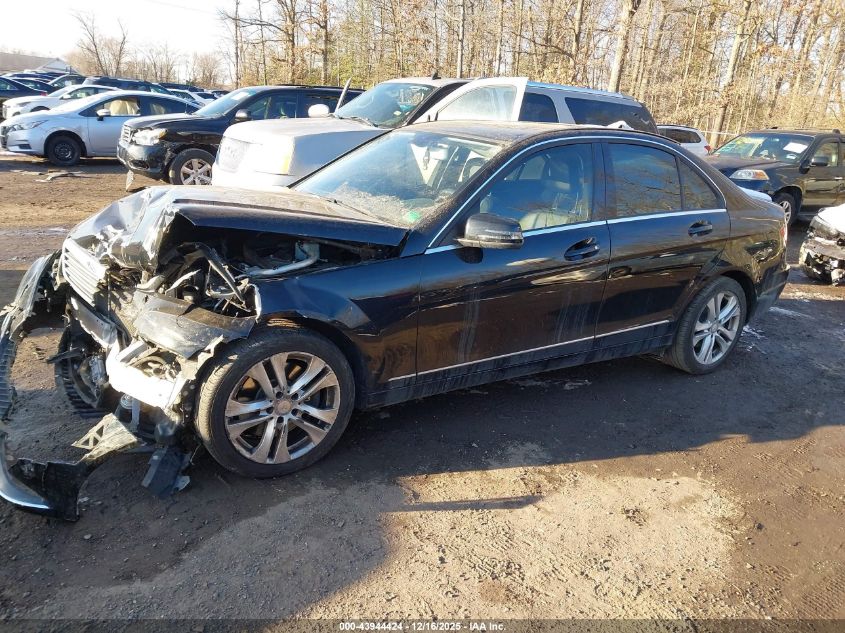 2014 Mercedes-Benz C 300 Luxury 4Matic/Sport 4Matic VIN: WDDGF8AB6EA893410 Lot: 43944424