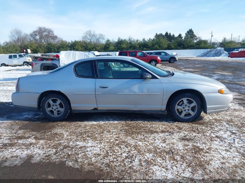 2003 Chevrolet Monte Carlo Ls VIN: 2G1WW12E239388598 Lot: 43944444
