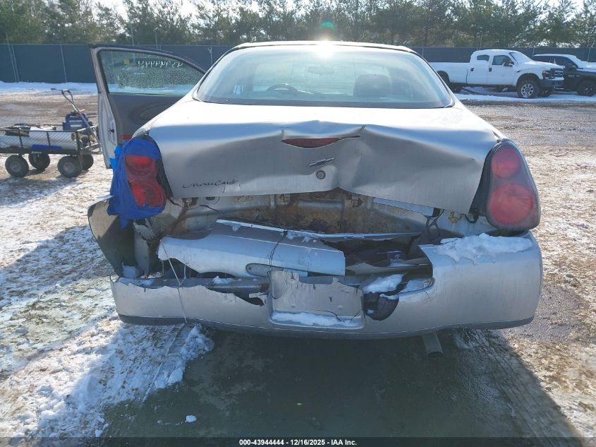 2003 Chevrolet Monte Carlo Ls VIN: 2G1WW12E239388598 Lot: 43944444