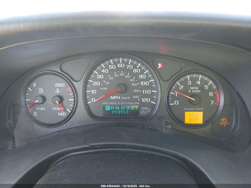 2003 Chevrolet Monte Carlo Ls VIN: 2G1WW12E239388598 Lot: 43944444