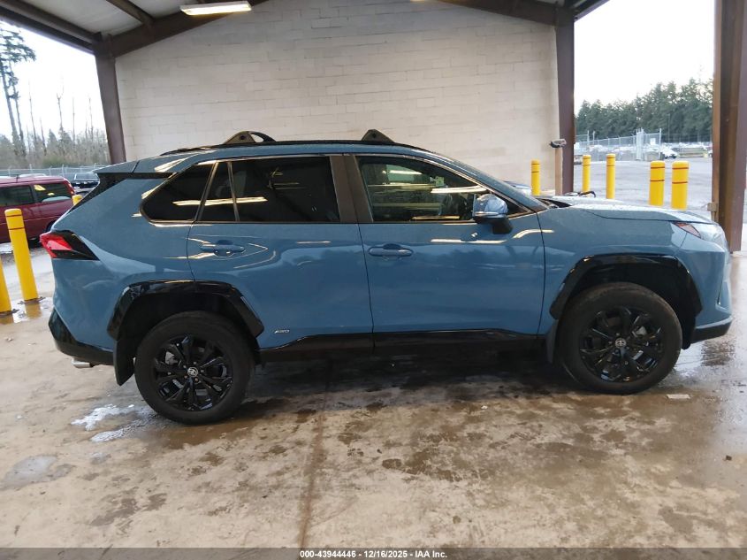 2022 Toyota Rav4 Hybrid Se VIN: 4T3T6RFV6NU105230 Lot: 43944446