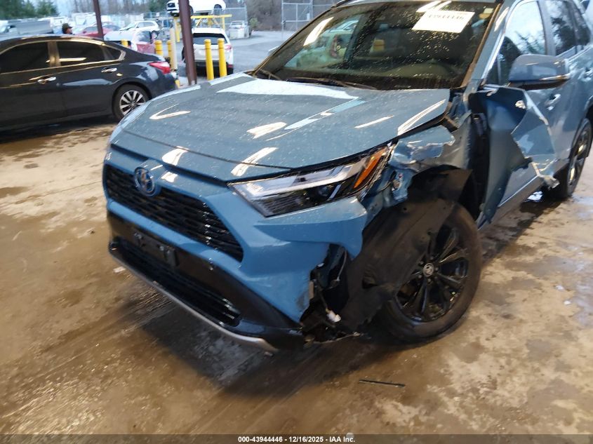 2022 Toyota Rav4 Hybrid Se VIN: 4T3T6RFV6NU105230 Lot: 43944446