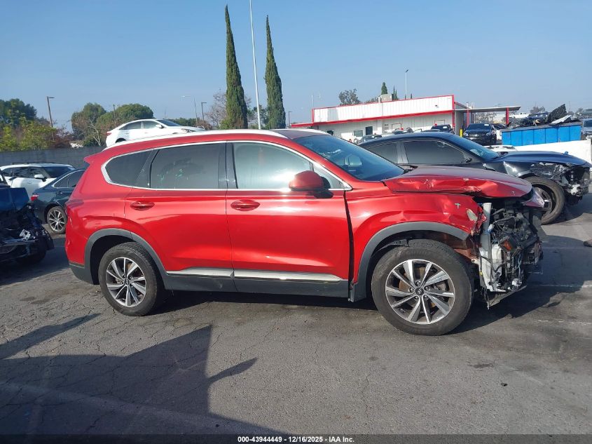 2019 Hyundai Santa Fe Sel Plus VIN: 5NMS33AD6KH051637 Lot: 43944449