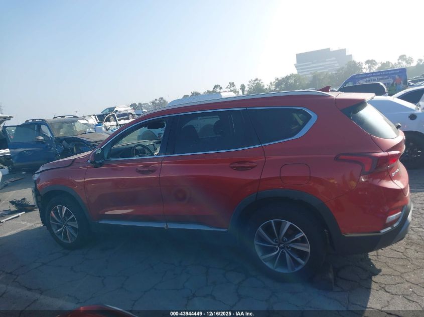 2019 Hyundai Santa Fe Sel Plus VIN: 5NMS33AD6KH051637 Lot: 43944449