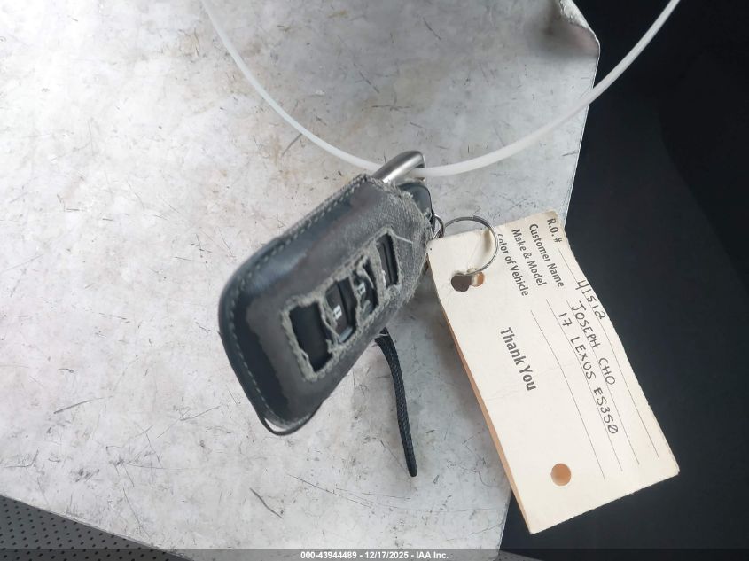 2017 Lexus Es 350 VIN: 58ABK1GG5HU057671 Lot: 43944489