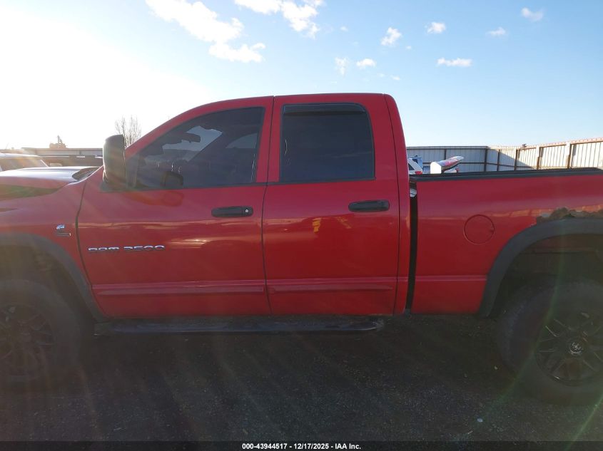 2006 Dodge Ram 2500 Slt/Trx4 Off Road/Sport/Power Wagon VIN: 1D7KS28C56J240909 Lot: 43944517