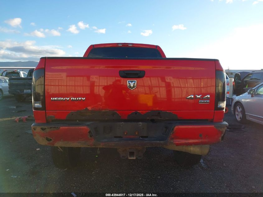 2006 Dodge Ram 2500 Slt/Trx4 Off Road/Sport/Power Wagon VIN: 1D7KS28C56J240909 Lot: 43944517