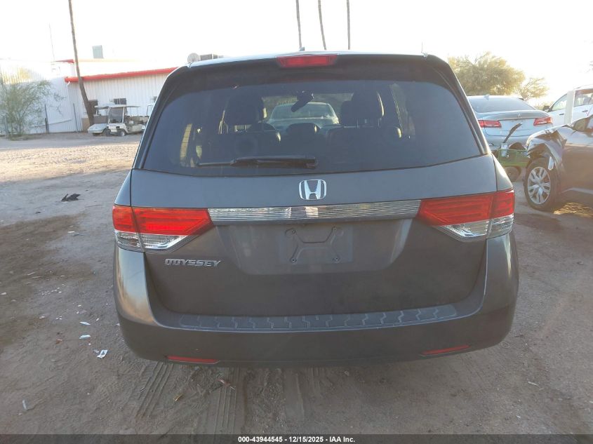 2016 Honda Odyssey Ex-L VIN: 5FNRL5H63GB096884 Lot: 43944545